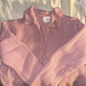 Aritzia Pink Sweater